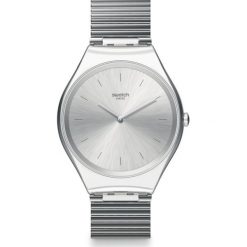 ZEGAREK SWATCH SKIN IRONY. Szare zegarki męskie marki Swatch, szklane. Za 595,00 zł.