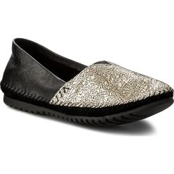 Buty damskie: Półbuty MACIEJKA - 01930-41/00-0 Czarny/Złoty
