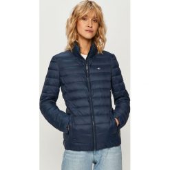 Tommy Jeans - Kurtka puchowa. Czarne kurtki damskie Tommy Jeans, s, bez wzorów, z jeansu, krótkie. Za 849,90 zł.