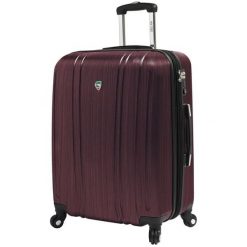 Mia Toro walizka podróżna M1093/3-L burgund. Czerwone walizki Mia Toro, bez wzorów, eleganckie. Za 469,00 zł.