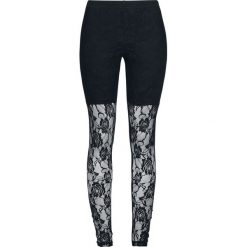 Black Premium by EMP Built For Comfort Legginsy czarny. Czarne legginsy marki Black Premium by EMP, m, w koronkowe wzory, z materiału. Za 62,90 zł.