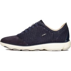Geox tenisówki damskie Nebula 36 ciemny niebieski. Niebieskie trampki i tenisówki damskie Geox, bez wzorów, z materiału, bez zapięcia. W wyprzedaży za 229,00 zł.