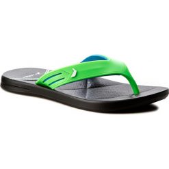 Japonki RIDER - Easy Thong Ad 82026 Black/Green/Blue 23907. Zielone klapki męskie Rider, bez wzorów, z tworzywa sztucznego. Za 69,00 zł.