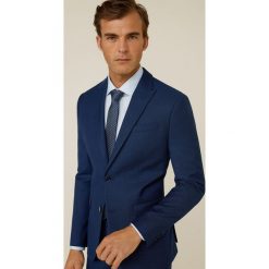 Mango Man - Marynarka Brasilia. Niebieskie garnitury męskie Mango Man, bez wzorów, z elastanu. Za 349,90 zł.