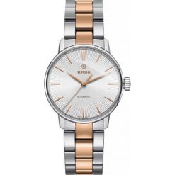 PROMOCJA ZEGAREK RADO Coupole R22 862 02 2. Szare zegarki damskie RADO, złote. W wyprzedaży za 4730,00 zł.
