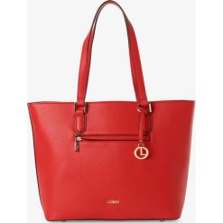 L.Credi - Damska torba shopper, czerwony. Czerwone torby damskie na zakupy L.Credi, bez wzorów, eleganckie, bez dodatków. Za 329,95 zł.