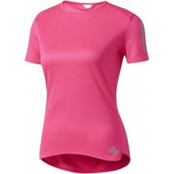 Adidas Koszulka Rs Ss Tee W Shock Pink M. Różowe bluzki sportowe damskie marki Adidas, l, ze skóry. W wyprzedaży za 109,00 zł.