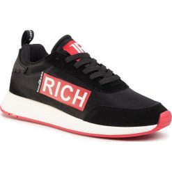 Sneakersy JOHN RICHMOND - 1323 A Black. Czarne sneakersy męskie John Richmond, na co dzień, bez wzorów, ze skóry, bez zapięcia. W wyprzedaży za 499,00 zł.
