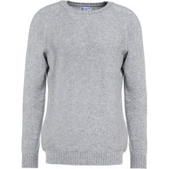 Swetry klasyczne męskie: Johnstons Cashmere Sweter light grey