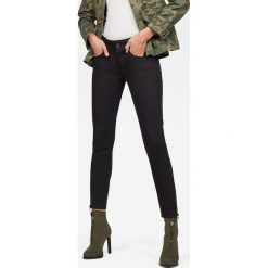 Dżinsy "Ankle" - Skinny fit - w kolorze czarnym. Czarne rurki damskie G-Star, l, w paski. W wyprzedaży za 312,95 zł.