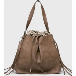 Medicine - Torebka Sensual Preppy. Szare torebki klasyczne damskie MEDICINE, bez wzorów, z bawełny, casualowe, na ramię, średnie, bez dodatków. Za 119,90 zł.