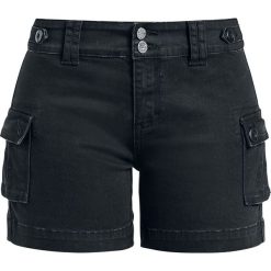 Bermudy damskie: Black Premium by EMP Work'N'Play Krótkie spodenki damskie czarny