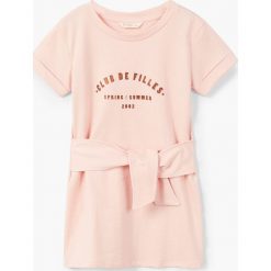 Sukienki dziewczęce: Mango Kids – Sukienka dziecięca Nudo 110-152 cm