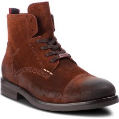 Kozaki KAZAR - Kilian 34935-02-18 Ginger. Brązowe glany męskie Kazar, ze skóry. Za 569,00 zł.