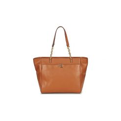 Torby shopper Lauren Ralph Lauren ELMSWOOD LANGDON TOTE MEDIUM. Pomarańczowe torby damskie na zakupy Lauren Ralph Lauren, bez wzorów, bez dodatków. Za 1519,00 zł.