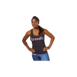 Topy na ramiączkach / T-shirty bez rękawów Reebok Sport Koszulka bez rękawów CrossFit F.E.F Graphic. Fioletowe topy damskie marki Reebok Sport, s, bez wzorów, bez kołnierzyka, bez rękawów, bez kaptura. Za 119,00 zł.