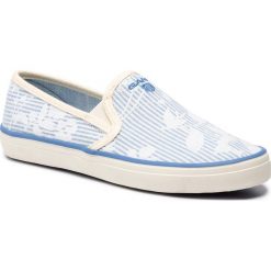 Tenisówki GANT - New Haven 18578399 Light Blue Stripe G633. Niebieskie półbuty damskie GANT, bez wzorów, z gumy, bez zapięcia. Za 269,95 zł.