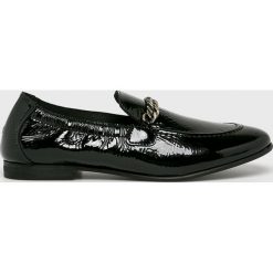 Tommy Hilfiger - Mokasyny. Czarne mokasyny damskie TOMMY HILFIGER, z materiału. Za 579,90 zł.