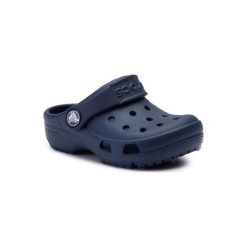 CROCS 204094-410. Niebieskie klapki chłopięce Crocs, z tworzywa sztucznego. Za 99,99 zł.