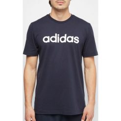 Koszulka męska adidas granatowe. Niebieskie koszulki męskie Adidas, s, bez wzorów, z jersey, bez kołnierzyka, bez rękawów. Za 69,90 zł.