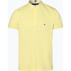 Tommy Hilfiger - Męska koszulka polo, żółty. Żółte koszulki męskie TOMMY HILFIGER, xxl, bez wzorów, bez rękawów. Za 299,95 zł.