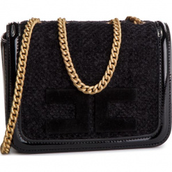 Torebka ELISABETTA FRANCHI - BS-55A-87E2-V210 Nero 110. Czarne torebki klasyczne damskie marki Elisabetta Franchi, ze skóry ekologicznej. W wyprzedaży za 589,00 zł.