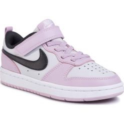 Buty NIKE - Court Borough Low 2 (PSV) BQ5451 005 Photon Dust/Off Noir. Różowe półbuty dziewczęce Nike, na sznurówki. Za 169,00 zł.