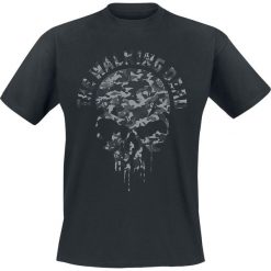 The Walking Dead Skull - Camo T-Shirt czarny. Czarne t-shirty męskie The Walking Dead, l, bez wzorów, bez kołnierzyka. Za 74,90 zł.