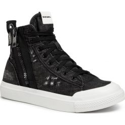 Trampki DIESEL - S-Astico Mid Zip Y02149 PR573 T8013 Black. Czarne półbuty męskie Diesel, na co dzień, bez wzorów, z gumy, eleganckie, bez zapięcia. W wyprzedaży za 589,00 zł.