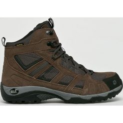Jack Wolfskin - Buty Vojo Hike Mid Texapore Men. Szare buty trekkingowe męskie marki Jack Wolfskin, ze skóry, outdoorowe. W wyprzedaży za 379,90 zł.