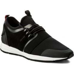 Sneakersy HUGO - Hybrid 50383765 10206651 01 Black 001. Czarne sneakersy męskie HUGO, na co dzień, bez wzorów, ze skóry, bez zapięcia. Za 829,00 zł.