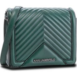 Torebka KARL LAGERFELD - 86KW3021 Dark Emerald 608. Zielone listonoszki damskie marki KARL LAGERFELD, ze skóry. W wyprzedaży za 849,00 zł.