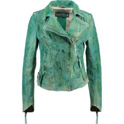 Bomberki damskie: Freaky Nation RUBY Kurtka skórzana sea green