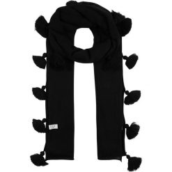 FTC Cashmere FRINGE SCARF Szal moonless night. Czarne szaliki damskie marki FTC Cashmere, bez wzorów, z wiskozy. W wyprzedaży za 763,95 zł.