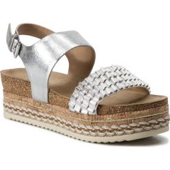 Espadryle BULLBOXER - 886028F2L Silver. Szare espadryle damskie Bullboxer, bez wzorów, ze skóry, bez obcasa. W wyprzedaży za 169,00 zł.