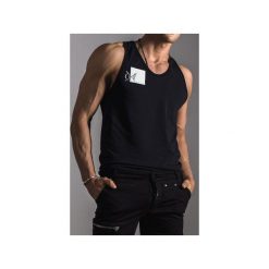 Tank Top Black. Czarne t-shirty męskie marki Guns&tuxedos, m, bez wzorów, z elastanu, bez kołnierzyka. Za 179,00 zł.