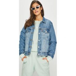 Levi's - Kurtka. Niebieskie kurtki damskie Levi's®, s, bez wzorów, z bawełny, krótkie. W wyprzedaży za 299,90 zł.