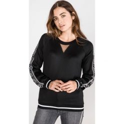 Liu Jo Bluza Czarny. Czarne bluzy damskie Liu Jo, s, z aplikacjami, z bawełny, bez rękawów, bez kaptura. Za 574,95 zł.