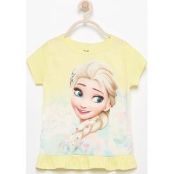 Bluzki, topy, tuniki: T-shirt z nadrukiem frozen – Żółty
