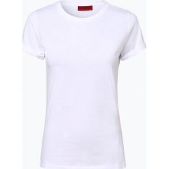 HUGO - T-shirt damski – Denna, czarny. Czarne t-shirty damskie marki HUGO, m, z napisami. Za 229,95 zł.