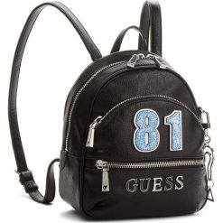 Plecak GUESS - Manhattan HWVY69 94310 BLA. Czarne plecaki damskie Guess, ze skóry ekologicznej, eleganckie. W wyprzedaży za 479,00 zł.