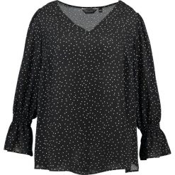 Bluzki asymetryczne: Dorothy Perkins Curve V NECK SHEARED WRIST Bluzka black spot