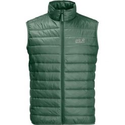 Jack Wolfskin kamizelka męska JWP M Green. Zielone kurtki sportowe męskie Jack Wolfskin, m, bez wzorów, z włókna, bez kaptura, outdoorowe. Za 441,00 zł.