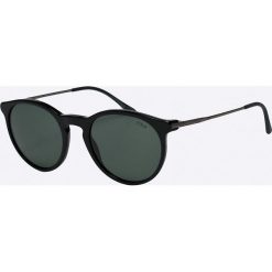Polo Ralph Lauren - Okulary. Czarne okulary przeciwsłoneczne damskie marki Polo Ralph Lauren, okrągłe. W wyprzedaży za 539,90 zł.