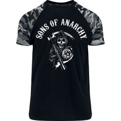 Sons Of Anarchy Reaper T-Shirt czarny/kamuflaż. Czarne t-shirty męskie marki Sons Of Anarchy, s, z nadrukiem, z okrągłym kołnierzem. Za 99,90 zł.