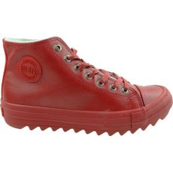 Trampki damskie BIG STAR EE274112,Kolor czerwony. Czerwone trampki i tenisówki damskie BIG STAR, bez wzorów, bez zapięcia. Za 120,00 zł.