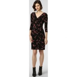 Lauren Ralph Lauren - Sukienka damska, czarny. Czarne sukienki damskie Lauren Ralph Lauren, bez wzorów, z asymetrycznym kołnierzem, bez rękawów, asymetryczne. Za 779,95 zł.
