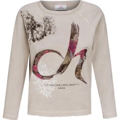 Bluza DEHA EASY. Brązowe bluzy damskie Deha, bez wzorów, z bawełny, bez rękawów, bez kaptura. W wyprzedaży za 165,00 zł.
