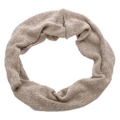 Capu Zimowy szalik tunel 2816- C Beige. Brązowe szaliki damskie Capu, bez wzorów. W wyprzedaży za 42,00 zł.