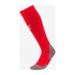 Puma Team Liga Skarpetki Czerwony. Czerwone skarpetki męskie Puma, bez wzorów, z elastanu. Za 42,95 zł.